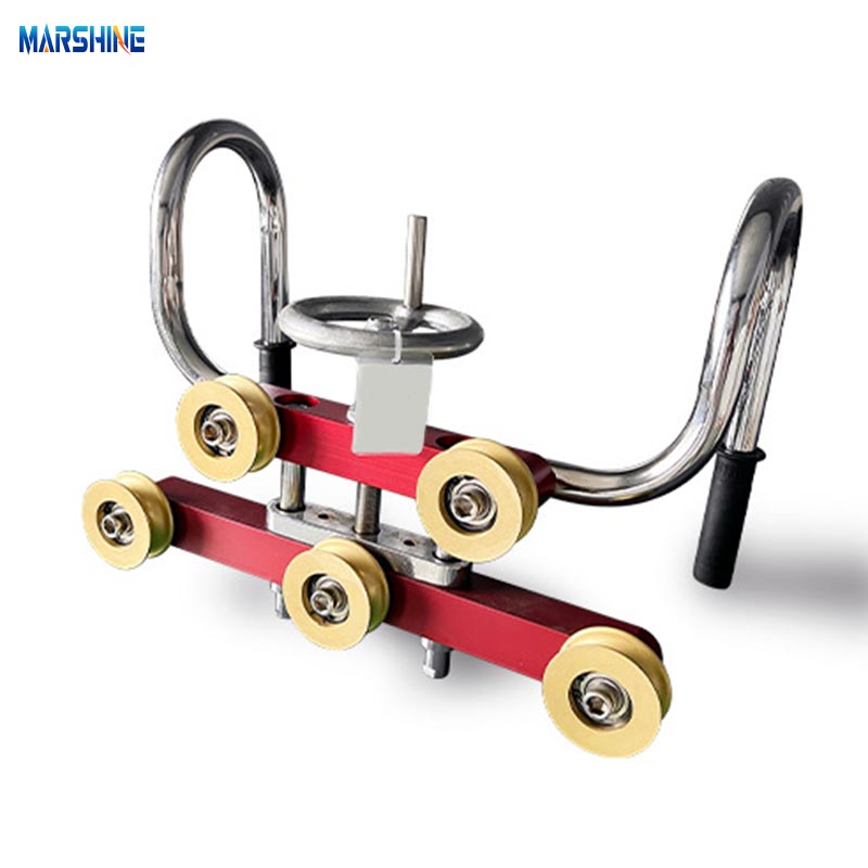 मार्शाइन कॉपर/स्टेनलेस स्टील मिश्र धातु पांच-पहिया केबल स्ट्रेटनर का उपयोग कैसे करें?