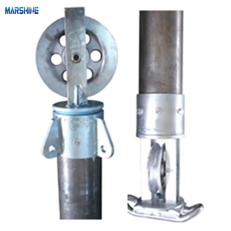 दायां जिन पोल टावर के काम को सुरक्षित और तेज़ क्यों बनाता है?