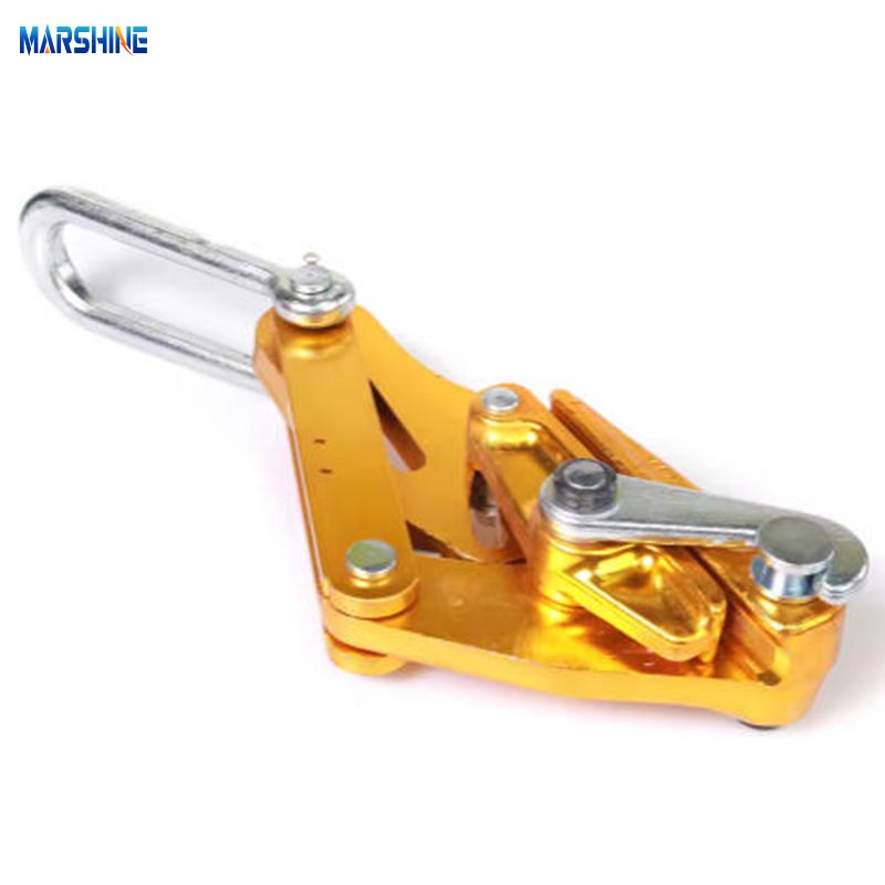 एल्यूमीनियम मिश्र धातु तार पकड़ केबल क्लैंप के साथ आती है