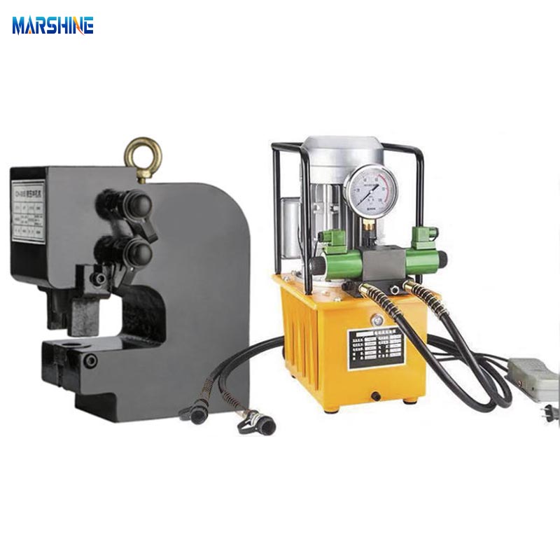 इलेक्ट्रिक हाइड्रोलिक पंप के साथ हेवी ड्यूटी हाइड्रोलिक पंच